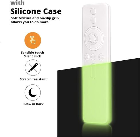 [مع غطاء سيليكون] aarooGo [مع المنزل وحجم الصوت] التحكم في Apple TV Player A1513 A2169 A1842 A1625 A1427 A1469 A1378 A1294 A1218 (عاجي) in Kuwait