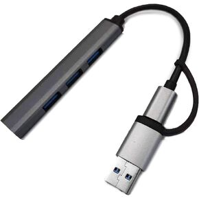 SGIN USB C Hub, 3 in 1 USB-C Splitter, 5V/3A USB Hub 3.0, USB Type C Hub, USB Hub Multiport Adapter for Laptop, Chromebook, MacBook and More in Kuwait
