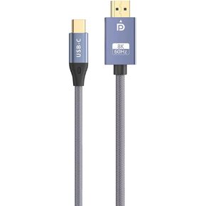 SZHZLH USB C to DisplayPort Bi-Directional Cable 6.6FT Display Port to Type-C 3.1 Converter 8K@60Hz 4K@120Hz Compatible Thunderbolt 3/4 for MacBook Pro DELL Laptop in Saudi Arabia