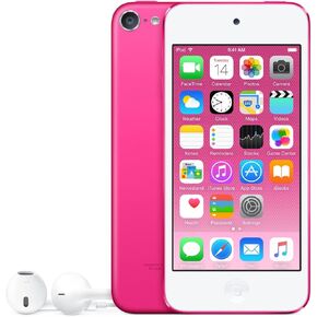 مشغل موسيقى متوافق مع MP4/MP3 - Apple iPod Touch الجيل السادس (32 جيجابايت) (أحمر) (متجدد) in Kuwait