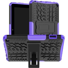 حافظة MaoMini لجهاز Kindle Fire 7 الجديد إصدار الجيل الثاني عشر 2022، حافظة حماية مدرعة شديدة التحمل (أزرق) in Kuwait