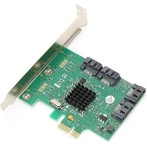 بطاقة توسيع القرص الصلب، بطاقة توسيع القرص الصلب PCIE SATA؟ 88SE9215 ملحقات الكمبيوتر المحمول 6 جيجابت في الثانية 2.0؟ قناة، بطاقة تحكم القرص الصلب in Kuwait