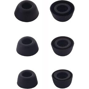 ALXCD Ear Tips Compatible with Jabra Elite 85t Earbuds, S/M/L 3 Sizes 3 Pairs Soft Silicone Replacement Earbud Tips, Compatible with Jabra Elite 85t, 3 Pairs, SML Black in Kuwait