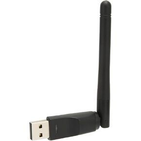 2.4 جيجا هرتز لاسلكي 300 متر عالي السرعة USB واي فاي، محول شبكة USB عالي السرعة 2dBi هوائي كسب الكمبيوتر يدعم 802.11b G N Protocol، متوافق مع ويندوز 7/8/10/Vista in Kuwait