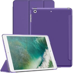 حافظة JETech لجهاز iPad 9.7 بوصة (الجيل السادس/الخامس، 2018/2017)، غطاء خلفي صلب واقٍ للكمبيوتر اللوحي ناعم الملمس، تنبيه/غفو تلقائي (ذهبي وردي)