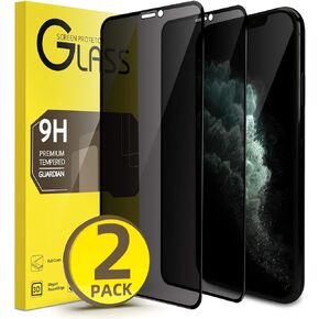 واقي شاشة الخصوصية لهاتف iPhone 11 Pro Max وiPhone Xs Max【عبوتان】تغطية كاملة 6.5 بوصة، طبقة زجاجية مقاومة للتجسس مع [إطار تركيب]، مضاد للخدش، لا توجد فقاعات in Kuwait