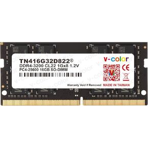 ذاكرة الوصول العشوائي V-Color 16GB(2x8GB) DDR3/DDR3L 1866MHz لجهاز iMac أواخر 2015 شاشة Retina 5K مقاس 27 بوصة، MacBook Pro غير ECC iMac SO-DIMM hynix Original IC2Rx8 CL13 1.35V (TN38G18D813LK-RD) in Kuwait
