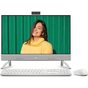 Dell Inspiron 24 5415 All in One Desktop - 23.8-inch FHD Touchscreen Display, AMD Ryzen 5-5625U Processor, 12GB DDR4 RAM, 256GB SSD + 1TB HDD, AMD Radeon Graphics, 1 Year Hardware Warranty - White in Kuwait