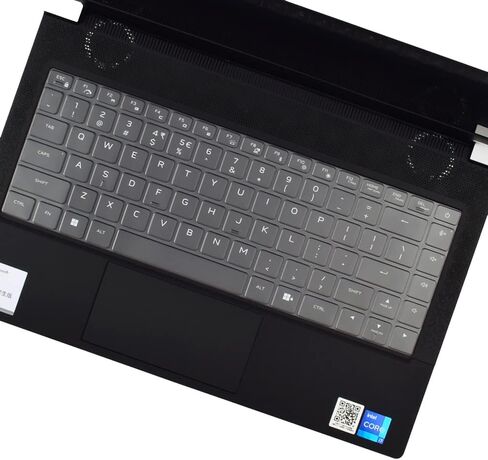 غطاء حماية للوحة المفاتيح من مادة TPU متوافق مع الكمبيوتر المحمول Dell Alienware x14 R1 Gaming مقاس 14 بوصة 2022، Alienware x14 R2 2023 - شفاف (شفاف) in Kuwait