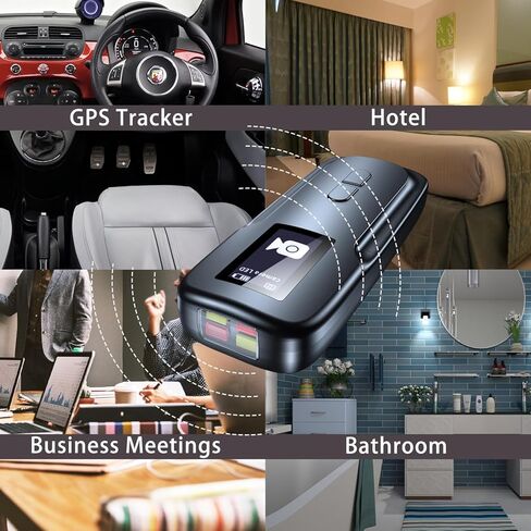 أجهزة كشف الكاميرا الخفية ONE-MI، ماسح ضوئي للمراقبة المحمول مع تنبيهات في الوقت الحقيقي، حساسية قابلة للتعديل، كشف معزز للعدسات، كشف المجال المغناطيسي، استخدام في الأماكن المغلقة، رمادي فضي in Kuwait