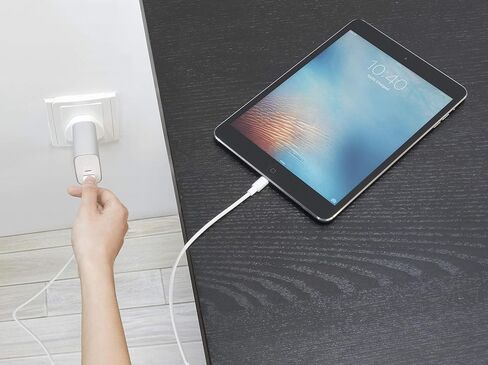 Belkin Lightning to USB Cable - MFi-Certified iPhone Lightning Cable for iPhone XS, XS Max, XR, X, 8/8 Plus and more (4ft/1.2m), White in Kuwait