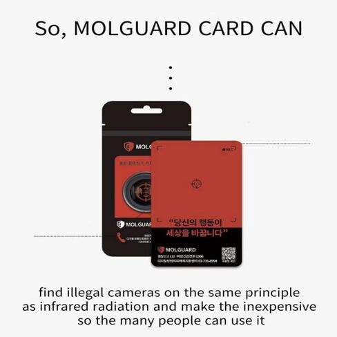 MOLGUARD بطاقة أمان للكشف عن الكاميرا الخفية 2 قطعة in Kuwait