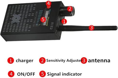 كاشفات الكاميرا G318، كاشف جهاز الاستماع للترددات اللاسلكية مع شاشة LED، جهاز تعقب GPS للسيارة، عمر بطارية طويل، ماسح ضوئي محمول للترددات اللاسلكية لمنزل الفندق in Kuwait