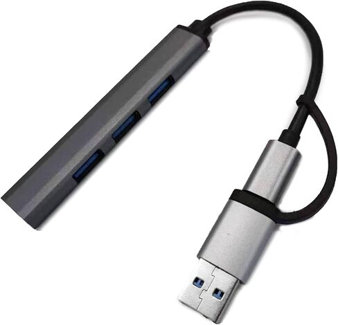 SGIN USB C Hub, 3 in 1 USB-C Splitter, 5V/3A USB Hub 3.0, USB Type C Hub, USB Hub Multiport Adapter for Laptop, Chromebook, MacBook and More in Saudi Arabia