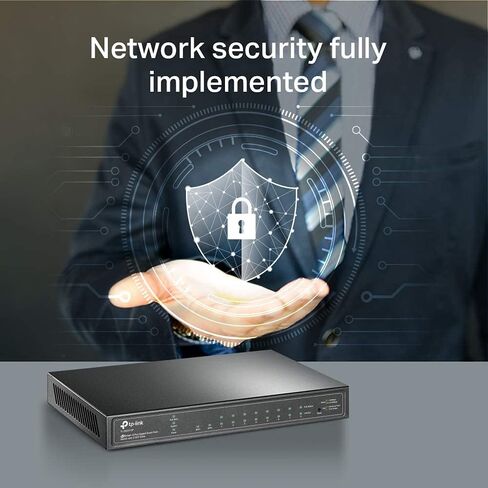 محول TP-Link 8 PRT d/bit + فتحتين SFP (مجدد معتمد). in Kuwait