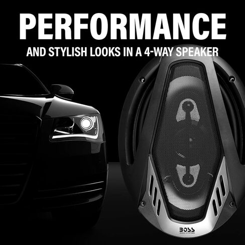 بوس اوديو سيستم NX424 250 واط لكل زوج، 4 انش، نطاق كامل، مكبرات صوت للسيارة 4 اتجاهات تباع في أزواج in Saudi Arabia