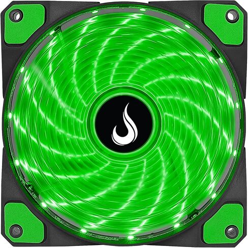 مروحة تبريد لحالة الكمبيوتر - اللاعب - وضع الارتفاع - الرياح - 120 مم - LED أخضر in Kuwait