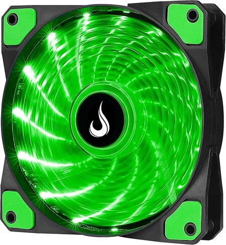 مروحة تبريد لحالة الكمبيوتر - اللاعب - وضع الارتفاع - الرياح - 120 مم - LED أخضر in Kuwait