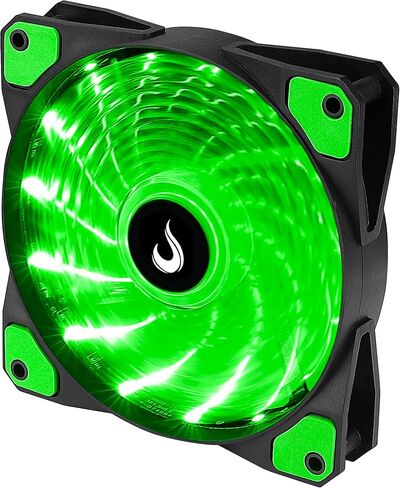 مروحة تبريد لحالة الكمبيوتر - اللاعب - وضع الارتفاع - الرياح - 120 مم - LED أخضر in Kuwait