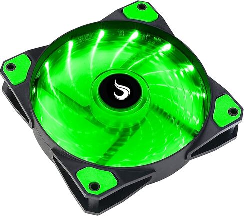 مروحة تبريد لحالة الكمبيوتر - اللاعب - وضع الارتفاع - الرياح - 120 مم - LED أخضر in Kuwait