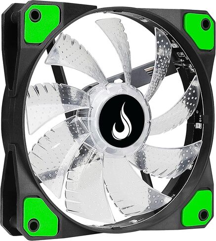 مروحة تبريد لحالة الكمبيوتر - اللاعب - وضع الارتفاع - الرياح - 120 مم - LED أخضر in Kuwait