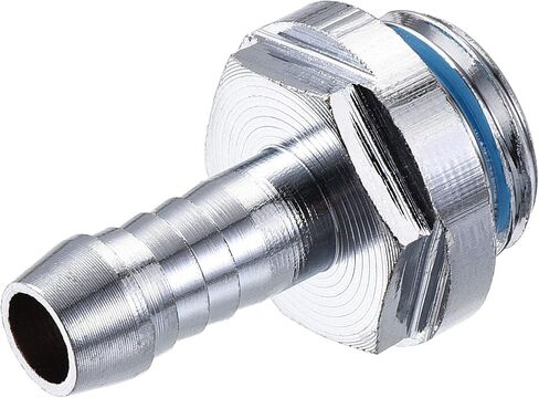 uxcell Brass Hose Fitting G1/4 Thread with OD 4mm Nozzle for PC Water Cooling System 6pcs in Kuwait