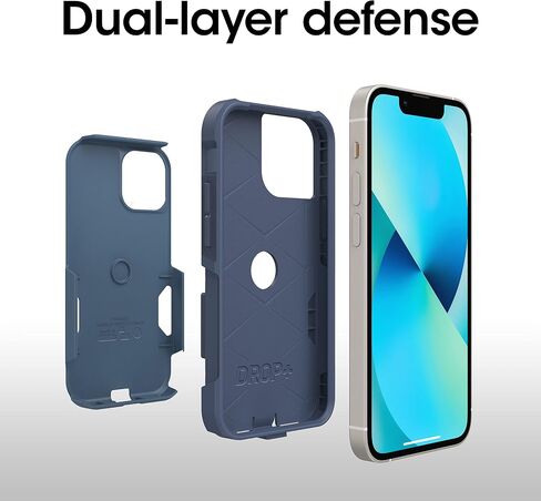 OtterBox iPhone 13 mini & iPhone 12 mini Commuter Series Case - Black, Slim & Tough, Pocket-Friendly, with Port Protection in Saudi Arabia