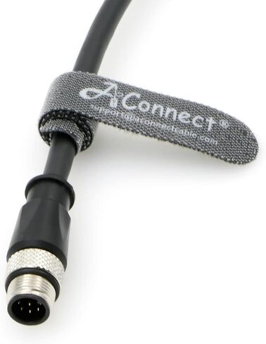 كابل AConnect M12-A-Code-RJ45-Ethernet لـ Cognex DM300 M12 8-Pin A-Code ذكر إلى RJ45 للكاميرا الصناعية 3.3 قدم/1 متر in Kuwait