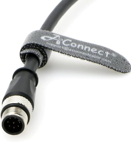 كابل AConnect M12-A-Code-RJ45-Ethernet لـ Cognex DM300 M12 8-Pin A-Code ذكر إلى RJ45 للكاميرا الصناعية 3.3 قدم/1 متر in Kuwait