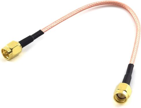 SDTC Tech 5pcs Coaxial Coax Cable Assembly SMA Male to SMA Male | Antenna Extender Cable Adapter Jumper(6 inch/15cm) in Kuwait