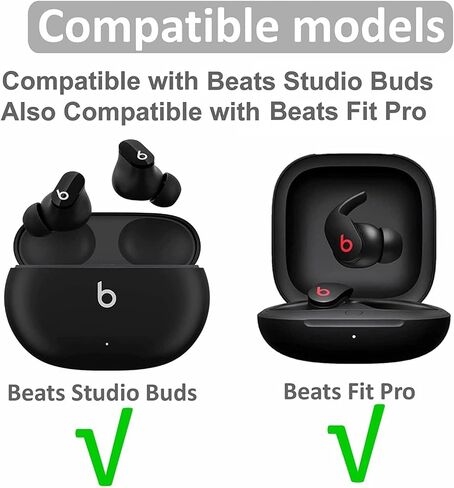 Replacement Earbuds Tips Silicone Eartips for Beats Studio Buds Headphones Fit in Case Buds Tips,6 Pairs S/M/L 3 Size,Red in Saudi Arabia