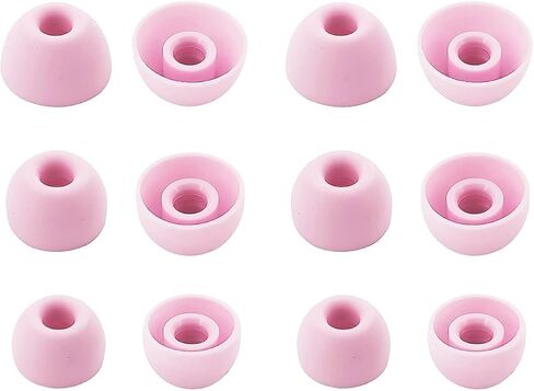 Replacement Earbuds Tips Silicone Eartips for Beats Studio Buds Headphones Fit in Case Buds Tips,6 Pairs S/M/L 3 Size,Red in Saudi Arabia