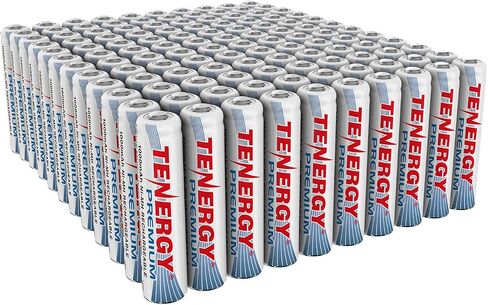 Tenergy Premium Rechargeable AAA Batteries, High Capacity 1000mAh NiMH AAA Batteries, AAA Cell Battery, 24 Pack in Saudi Arabia