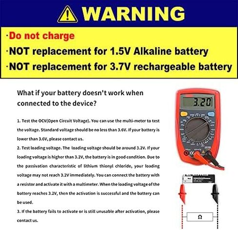 EEMB 20Pack ER14505 AA 3.6V Lithium Batteries Li-SOCL₂ Non-Rechargeable Battery SB-AA11 LS14500 TL-5903 SL-360 14500 ER14500 for Door Gate Sensor Water Electricity Gas Meter PLC Battery in Saudi Arabia