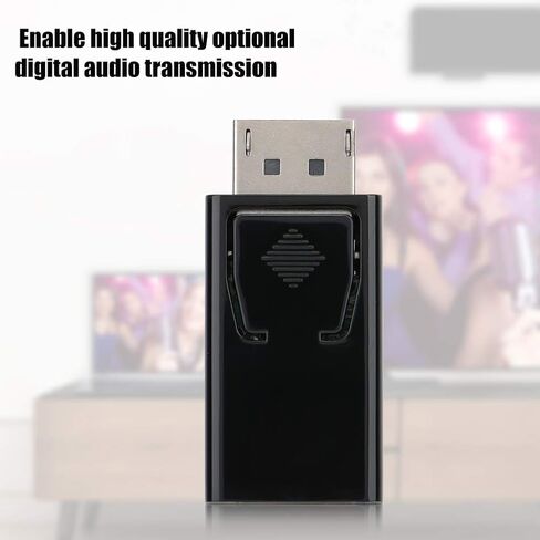 01 02 015 Display Port DP Converters, Digital Audio Transmission ABS DP Adapter for PC Laptop in Saudi Arabia