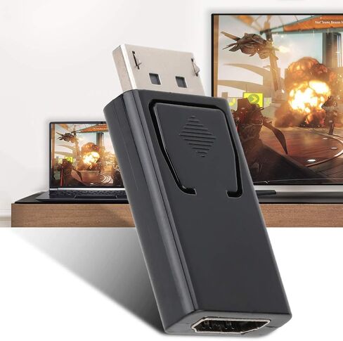 01 02 015 Display Port DP Converters, Digital Audio Transmission ABS DP Adapter for PC Laptop in Saudi Arabia
