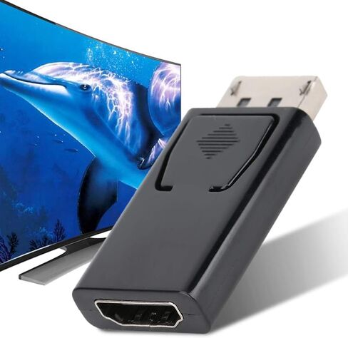 01 02 015 Display Port DP Converters, Digital Audio Transmission ABS DP Adapter for PC Laptop in Saudi Arabia