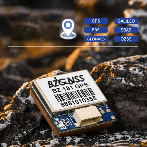 BZGNSS BZ-181 FPV GPS Module - Dual Protocol M10 Drone GPS for RC FPV Drone Racing Fixed-Wing Long-Range Flight Compatible with F405 F722 Flight Controller by Speedybee in Kuwait
