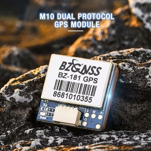 BZGNSS BZ-181 FPV GPS Module - Dual Protocol M10 Drone GPS for RC FPV Drone Racing Fixed-Wing Long-Range Flight Compatible with F405 F722 Flight Controller by Speedybee in Kuwait
