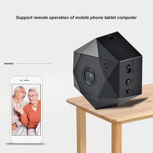 كاميرا Yoidesu Mini Spy، التحكم في التطبيق، كاميرا WiFi مخفية 4K مع تسجيل حلقي، كاميرا WiFi لأمان المكاتب المنزلية المتوافقة مع Android iOS in Kuwait