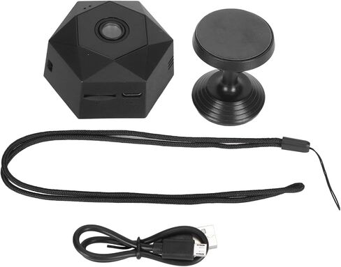 كاميرا Yoidesu Mini Spy، التحكم في التطبيق، كاميرا WiFi مخفية 4K مع تسجيل حلقي، كاميرا WiFi لأمان المكاتب المنزلية المتوافقة مع Android iOS in Kuwait