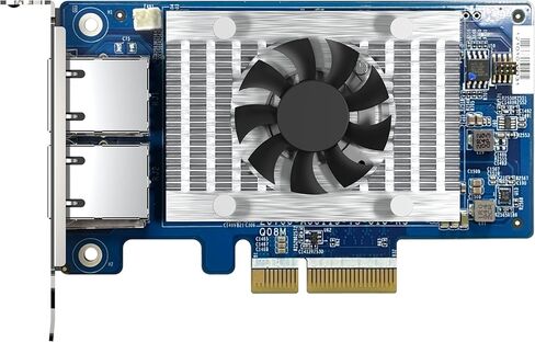 كيو ناب بطاقة شبكة QXG-10G2T-X710 بمنفذين 10GbE مع SR-IOV وiSCSI، قائمة على الكتلة وتدعم اوضاع اقراص افتراضية متعددة in Saudi Arabia