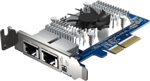 كيو ناب بطاقة شبكة QXG-10G2T-X710 بمنفذين 10GbE مع SR-IOV وiSCSI، قائمة على الكتلة وتدعم اوضاع اقراص افتراضية متعددة in Saudi Arabia