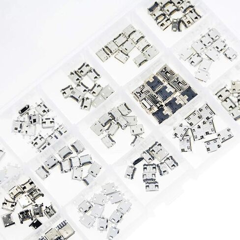 50PCS Type-C Charging Dock Connectors Repair Kits in Saudi Arabia