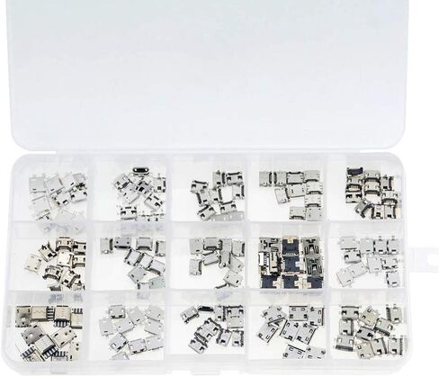 50PCS Type-C Charging Dock Connectors Repair Kits in Saudi Arabia