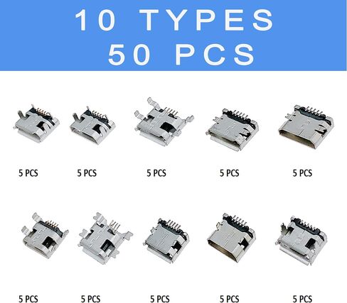 Teasic 82 جهاز كمبيوتر شخصى 14 أنماط مايكرو USB 3.0 نوع A ذكر أنثى التوصيل موصل مجموعة متنوعة DIY جاك موصل مقبس USB موصل للهاتف المحمول وغيرها من أجزاء إصلاح المنتج in Saudi Arabia