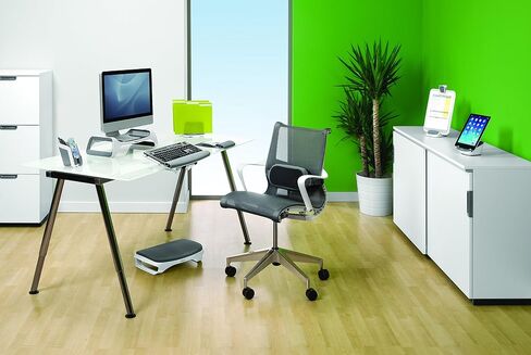 Fellowes I-Spire Series Wrist Rocker, Mouse Pad with Rocking Motion Support, White (9314801) in Saudi Arabia