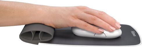 Fellowes I-Spire Series Wrist Rocker, Mouse Pad with Rocking Motion Support, White (9314801) in Saudi Arabia