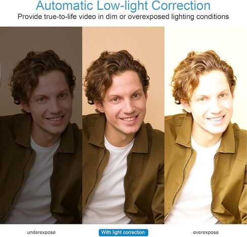 Emonoo W10 1080P HD Webcam with Microphone, Web Camera with Privacy Cover and Tripod Stand, USB Camera for Computer Plug and Play, 30FPS, for Meetings Video Calls Compatible with Desktop Laptop in Kuwait