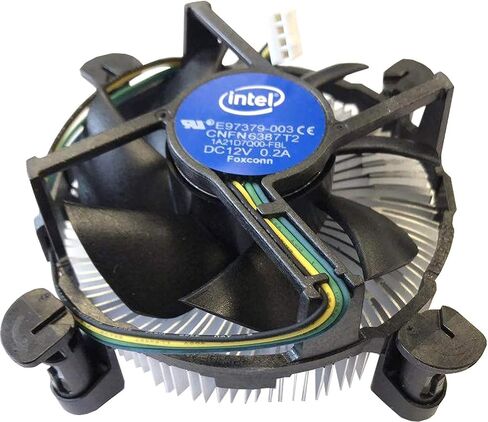 Intel E97379-003 Core i3/i5/i7 Socket 1150/1155/1156 4-Pin Connector CPU Cooler with Aluminum Heatsink and 3.5-Inch Fan for Desktop PC Computer in Saudi Arabia